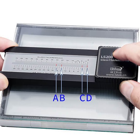 林上LS201中空玻璃测厚仪双层中空玻璃厚度检测仪玻璃厚度测量仪