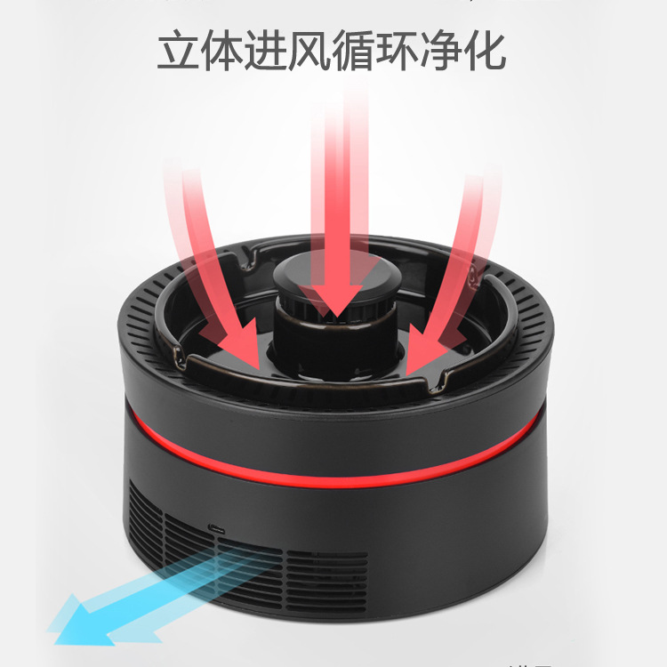 Nueva moda creativa Cenicero purificador de aire hogar inteligente comercial escritorio electrónico fumar anión humo eliminación