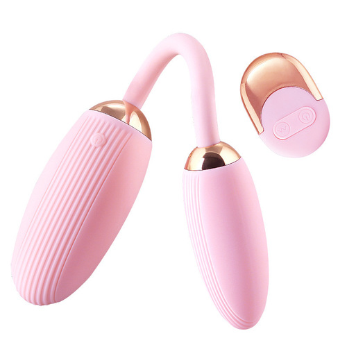 Meilian double-headed remote-controlled vibrator female masturbator vibrator clitoris G-spot stimulation massage adult sex toy