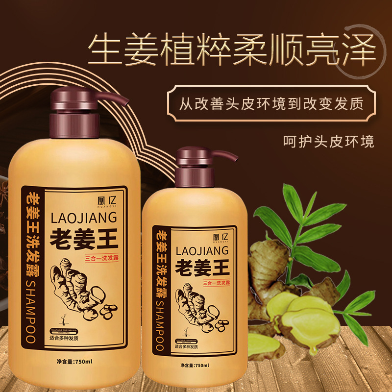 Lao Jiang Wang Shampoo Shampoo Ginger Shampoo Oil Control Oil Control Dandruff Ginger Juice Shampoo Paste Direct Manufacturer Sales