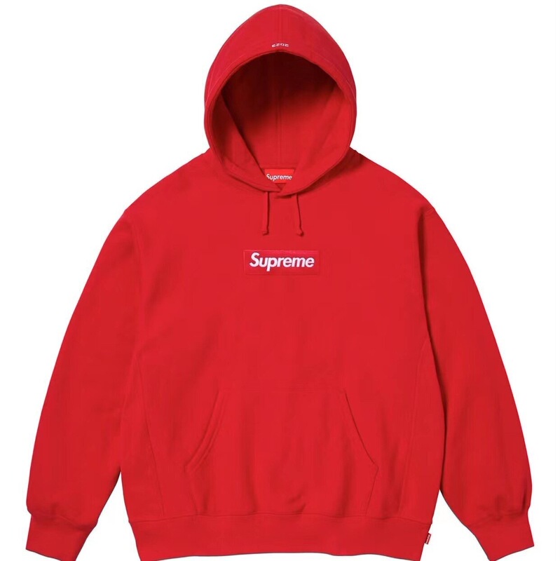 SUP 潮牌HOODED SWEATSHIRT 大LOGO加绒帽衫卫衣|undefined