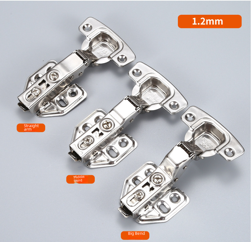 304 stainless steel hinge cabinet wardrobe door buffer hydraulic damping spring hinge furniture hardware accessories wholesale