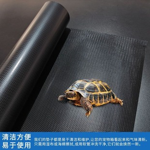 Eva Fiberglass Lined Anti-Slip Film Black Gray Large Flat Dot Pattern Mat Can Be Cut Cross-Border Ready-Made Reptile Mat