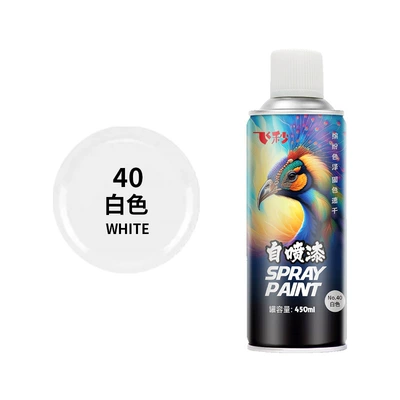 self-painting does not fade — Avtomobil boyası - no40-white-1-bottle-450ml-spray-paint