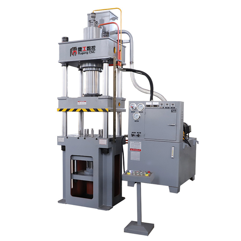 Гидравлический четырехстоечный пресс для вытяжки металла Rugong CNC YQ27-200T
