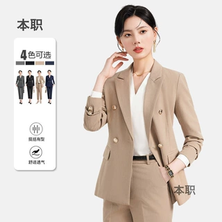 【低调轻奢】女高级感职业装西装套装秋冬正装售楼部工装工作服