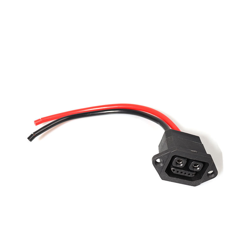 Electric Vehicle Lithium Battery 2+6 Female Connector with Thickened 4 Square 2+6 Angled Cable