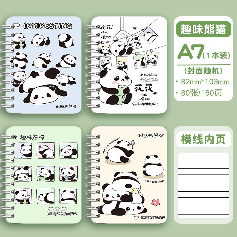 Cuaderno Espiral Portátil de Dibujos Animados A7 de Papel para Estudiantes image 8