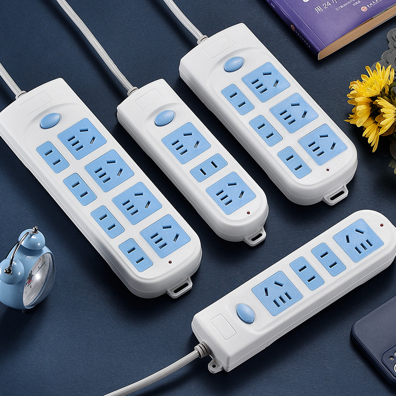 现货家用插座电磁炉带线插排无线插线板插板接线板排插安全认证