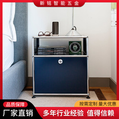 USMモジュール組合せキャビネットステンレスベッドサイドキャビネット中古収納ロッカーネットレッドins小戸型サイドキャビネット