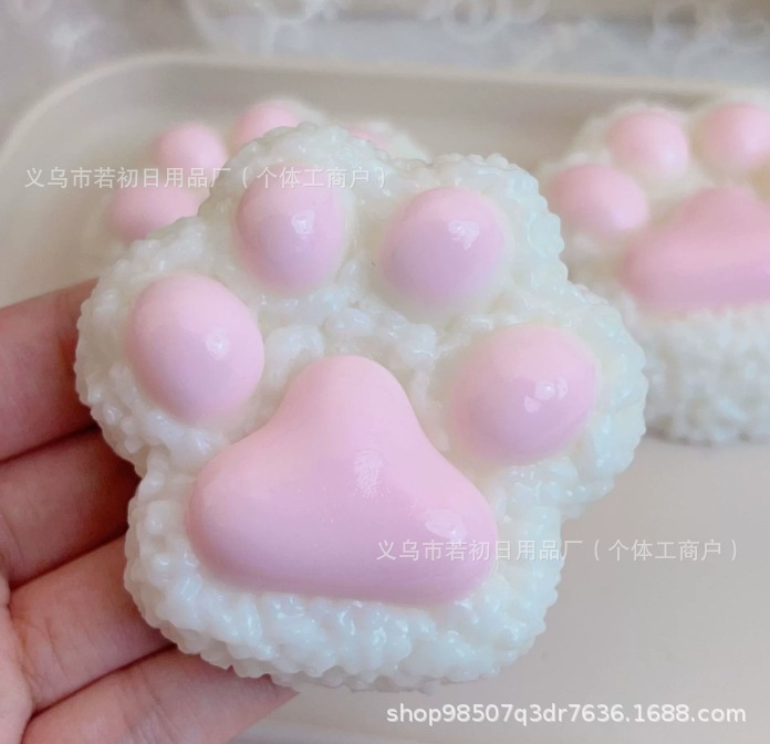 Xiaohongshu mismo estilo de garra de gato pellizca música explosión transfronteriza juguete de descompresión pellizca Le garra de gato descompresión rebote lento al por mayor