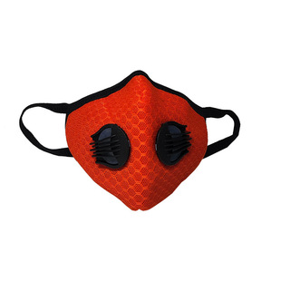 Summer new double breathing valve fashion riding mask running kn95 glasses anti-fog anti-haze pollen filter