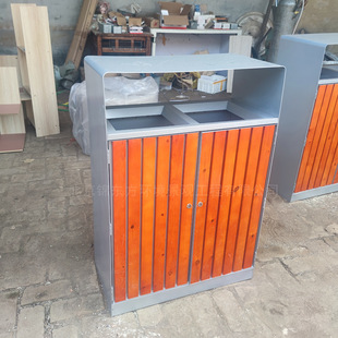 Beijing stainless steel in stock trash can three categories of trash can 304 stainless steel four categories of outdoor trash can