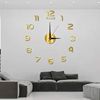 Lemon DIY Creative Clock Simple Hanging Clock Free Point -free Living Room Home Watch Bedroom Wall Watch Watch Mute Light luxury