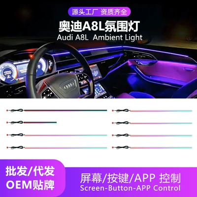 Car Ambient Lighting Is Suitable for Audi A8/L 2018-2025 Audi Ambient Light