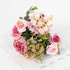 Cross -border simulation peony bouquet decorative ornament living room home dining table flower art decoration plastic dried flower dining tables