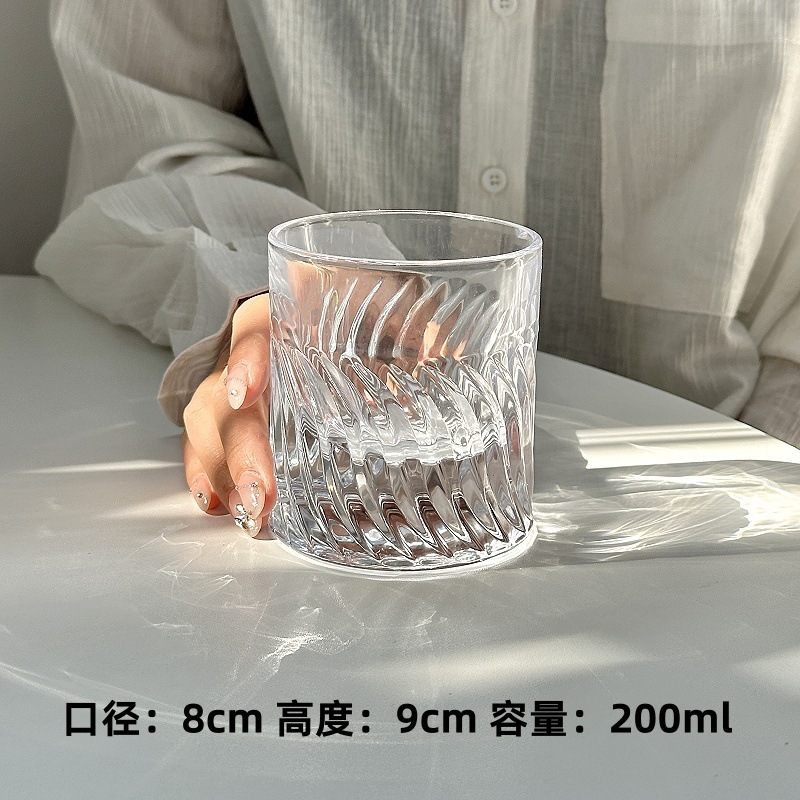 Mesoma ins estilo de fondo grueso cristal whisky Copa Luz de lujo de vino hogar taza de agua vaso de cerveza