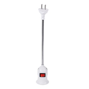 Foreign Trade, British Standard, European Standard and American Metal Hose Conversion Lamp Head Rotating with Switch E27 Lamp Accessories