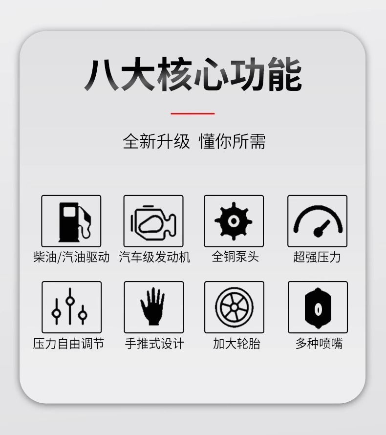 Diesel Gasoline High Pressure Car Washer