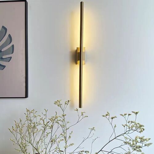 Minimalist long line wall lamp, modern bedroom bedside hotel corridor aisle designer one-word entrance lamp
