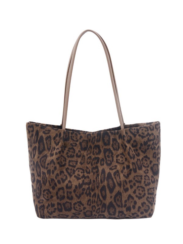 Leopardo mochila para mujeres 2026 nuevo paquete de hombro de transporte de gran capacidad, bolso de moda versátil, bolso de brazo retro