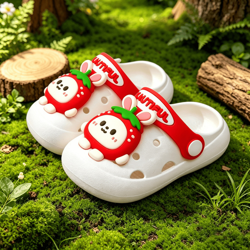 Summer Wholesale Non-Slip Cartoon Children's Slippers, Girls' Clogs, Wholesale Kids' Girls' Sandals, Closed-Toe Boys' Slippers