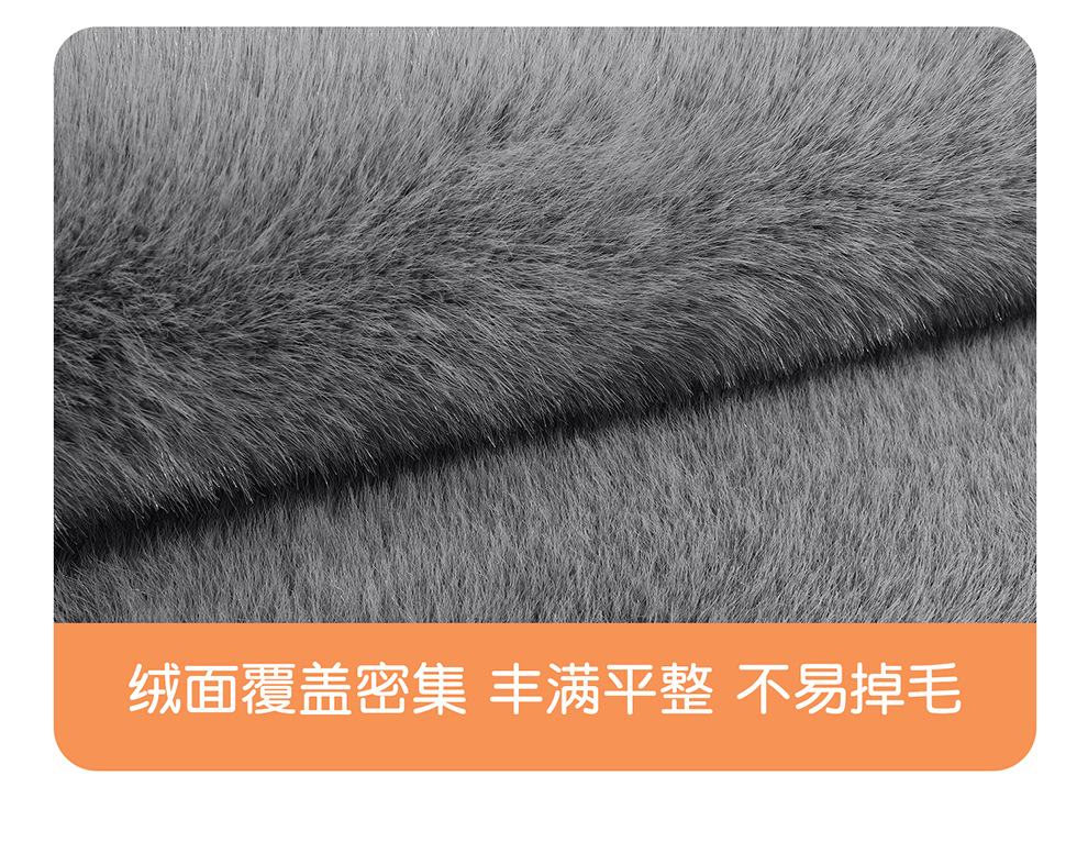 Winter New Plush Imitation Mink Velvet Warm Car Seat Cushion Fleece-Lined Thickeneded Anti-Slip Universal Car Seat Cushion Multi-Piece Set