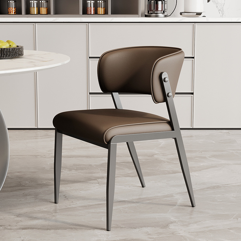 Mesas y sillas de comedor para el hogar Fábrica al por mayor Sala de estar Cocina Hotel Restaurante Silla flotante de celebridades de Internet Silla de comedor con respaldo francés italiano