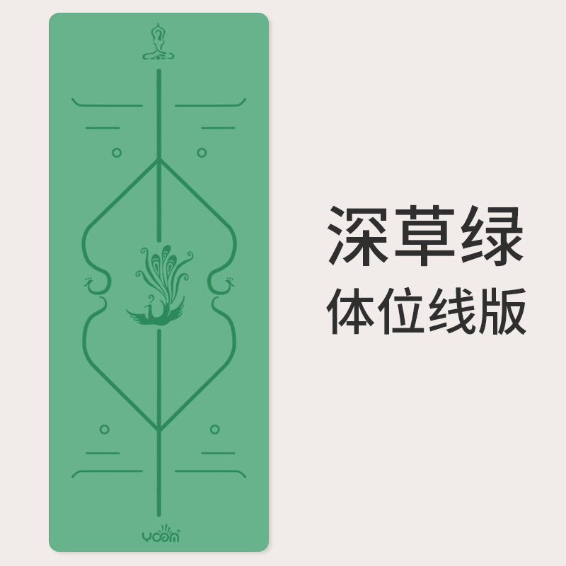 자세선-짙은 잔디 녹색