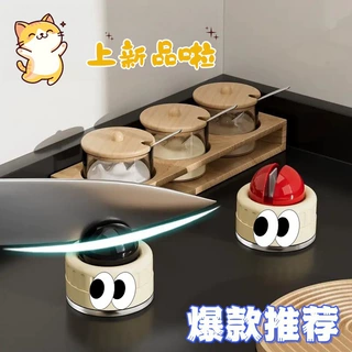 圆球吸盘磨刀器家用厨房磨菜刀剪刀工具神器快速吸盘磨刀器神器