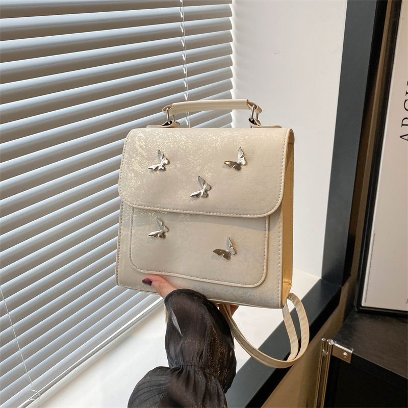 Mochila plateada de moda para mujeres, mochila de estilo coreano, mochila de estudiantes, mochila de viaje ligera de alta calidad