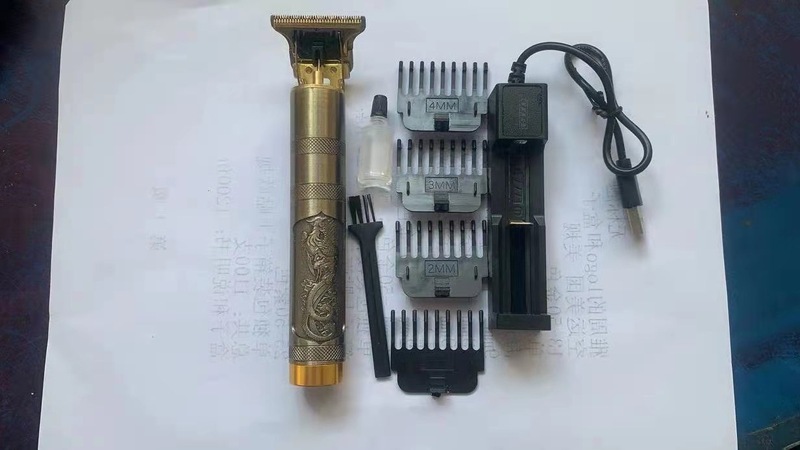 国境を越えた新製品の電気バリカン液晶デジタル表示電気理髪器のオイルヘッド彫刻大人の剃髪|undefined