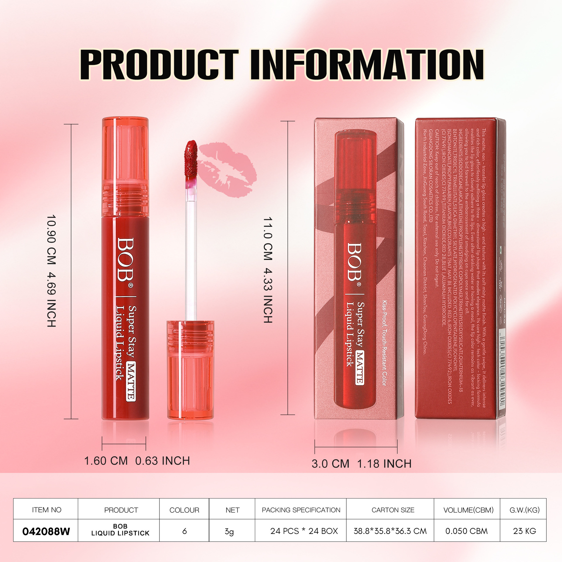 Gloss à lèvres mat velouté longue tenue couleur intense_voghion.com