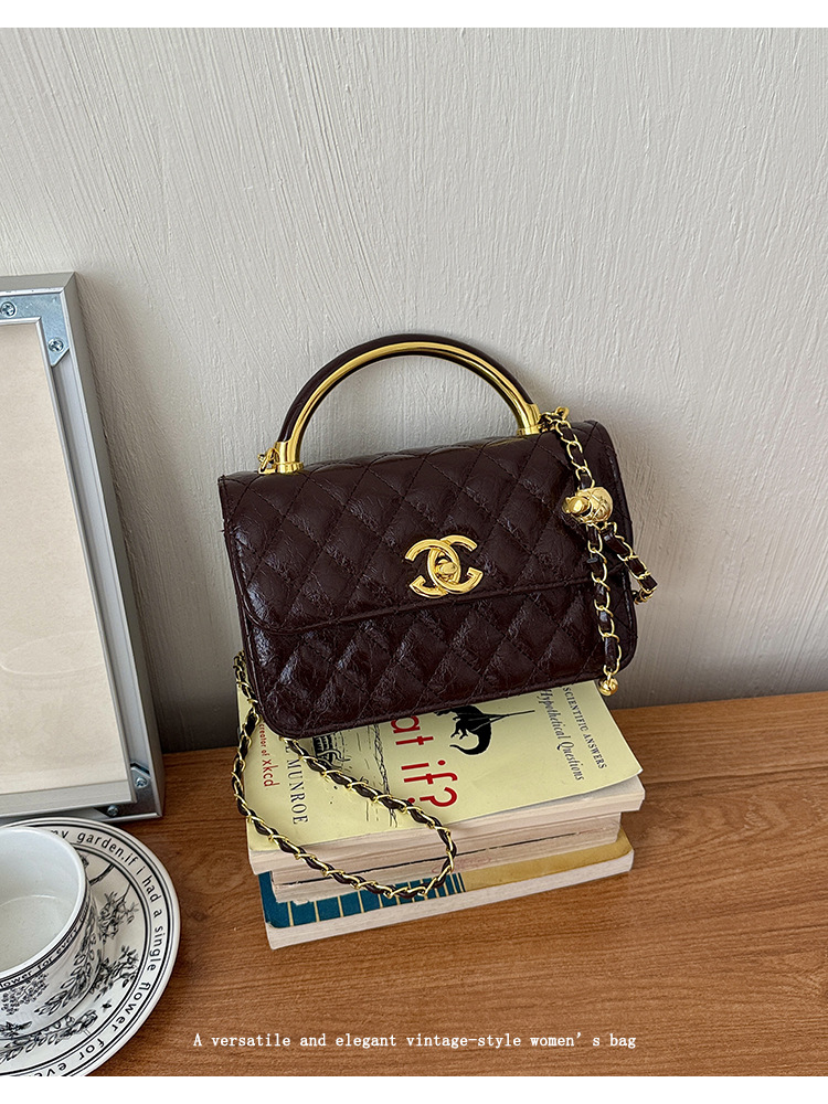 Xiaofangfeng bolso de mujer bordado de diamante bolso de hombro pequeño bolso de lujo ligero bolso de cadena bolso de mano