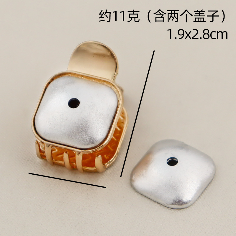 新しい宋錦ヘアピン両面カバー生地象嵌ベースグリッパー DIY ジュエリーメタルアクセサリー在庫卸売|undefined