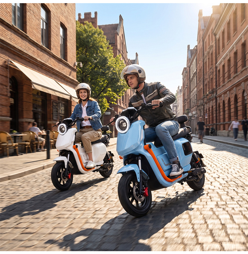 Cross-Border Wholesale U2 Electric Scooter with Integrated Seat and Rear Box, Specially Designed for Food Delivery, with Ultra-Long Battery Life