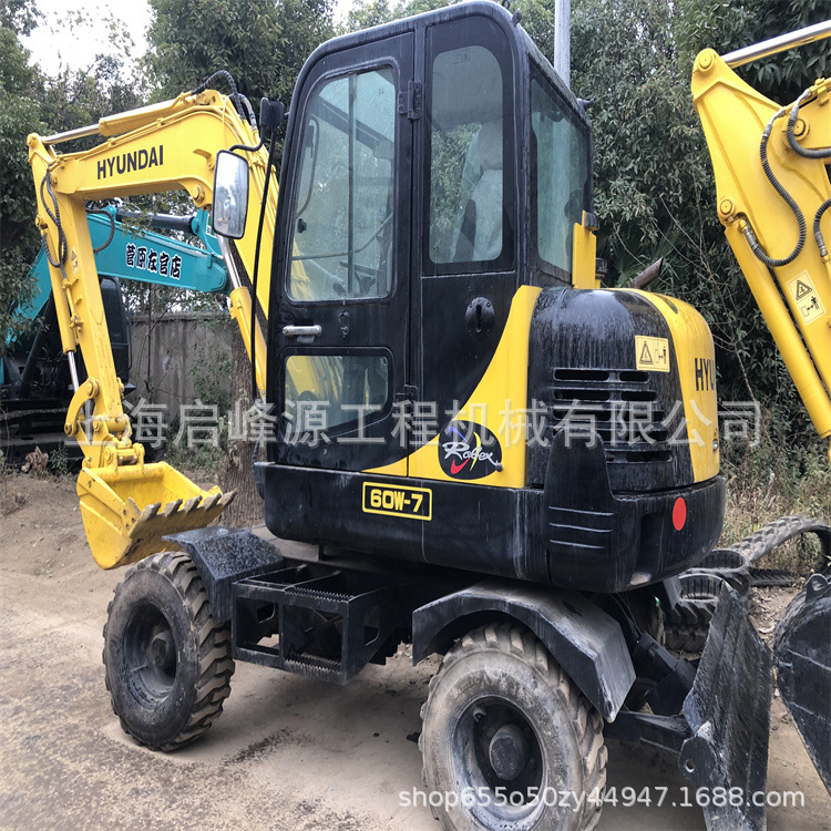 Hyundai 60 neumáticos mini excavadora Doosan 60 gancho excavadora Doosan 60 excavadora