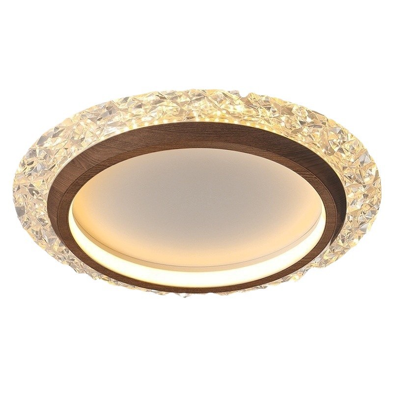 lámpara de dormitorio antigua lámpara de techo de viento silencioso retro red nueva luz de lujo creativa de espectro completo lámpara de habitación de protección de ojos