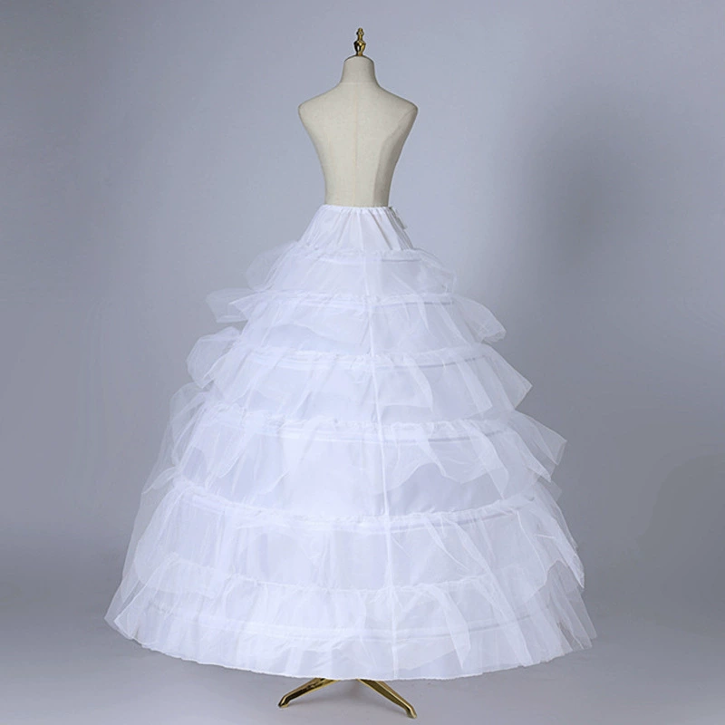 Большая юбка Шесть стали шесть слоев жесткий чистый свадебное платье юбка большой навес Свадебная подкладка Увеличение внешней торговли трансграничной оптовой