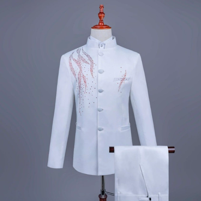 Летняя новая мужская туника, элитное платье, молодежный костюм для выступления на сцене, тонкий костюм, костюм