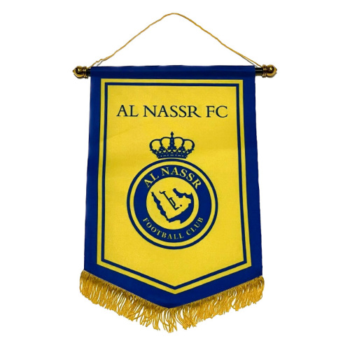 Association Football Club Dual-Sided Composite Material Pentagon Banner Flags Brazil Germany Chelsea Barcelona Real Madrid AC Team Flag