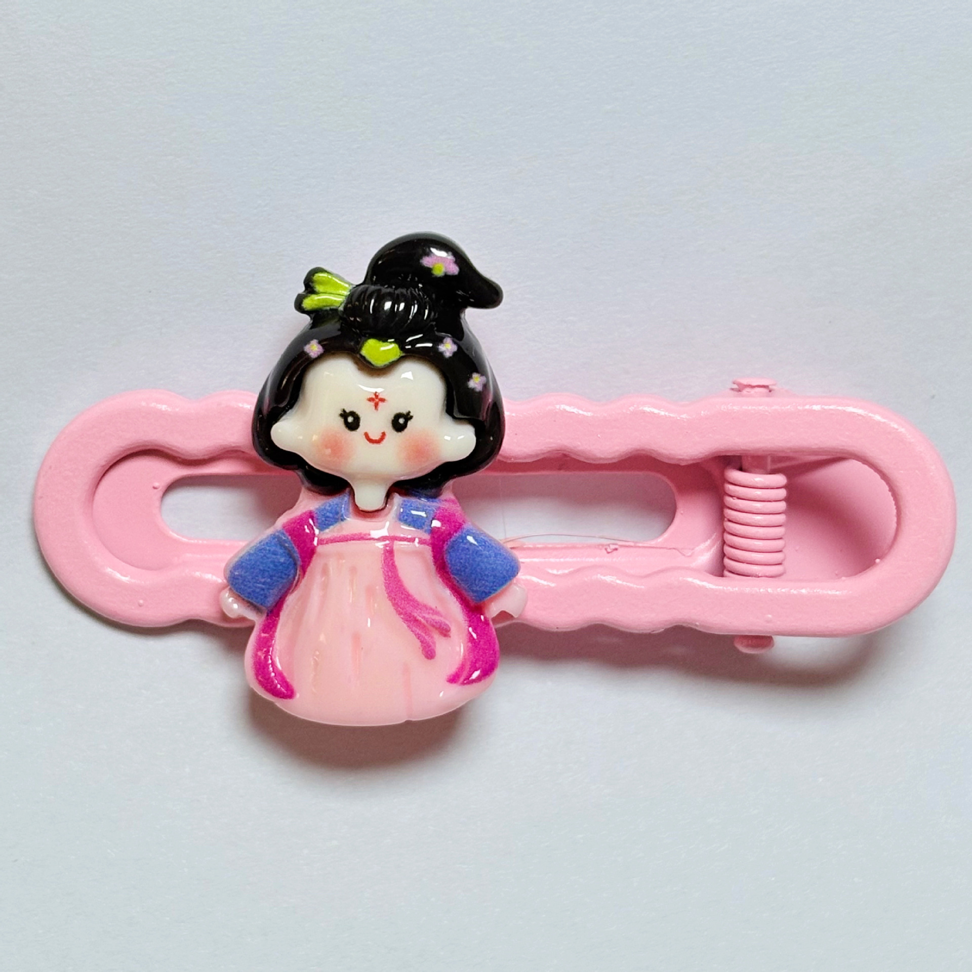 국가 스타일 의상 공주 핑크,