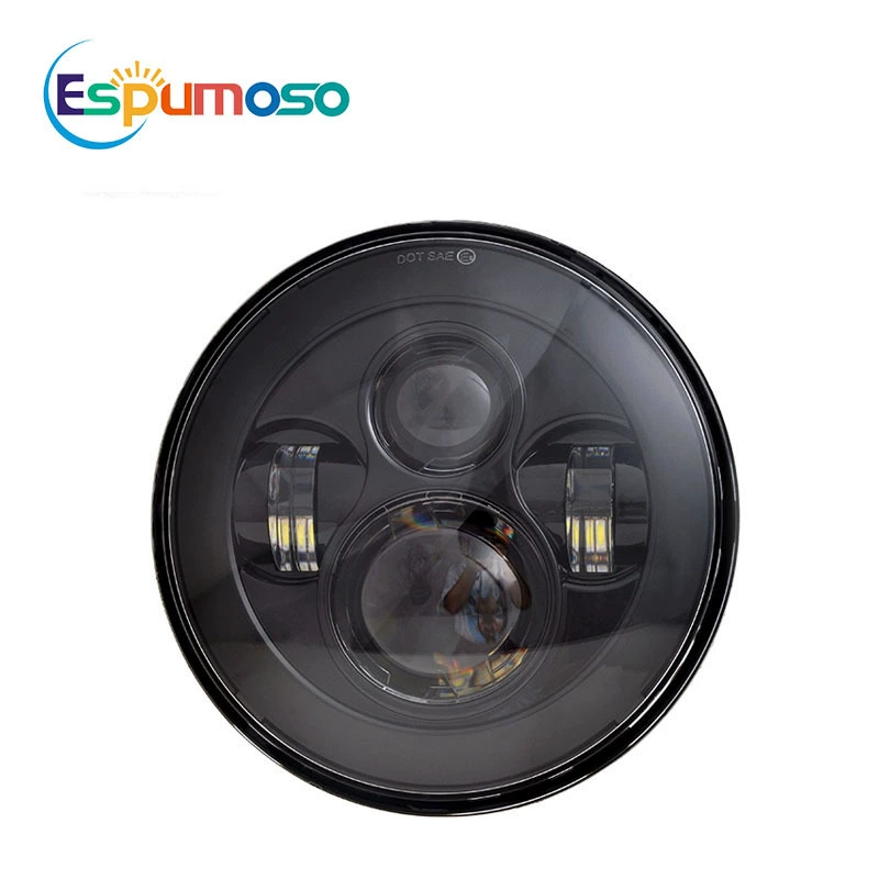 Водительское и мотоциклом модифицированное Wrangler 7-дюймов ангел глаз LED75W большой головной свет рабочий свет ночное видение передний свет