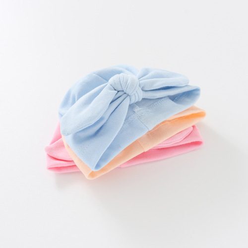 Foreign trade Western and European baby hats, India ear-tied hats, newborn bonnets, headscarf hats 821017