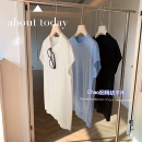 2022年新款<font red=H>女式</font>韩版轻薄时尚春夏新品<font red=H>针织</font>圆领T恤<font red=H>衫</font>羊<font red=H>毛衫</font>上衣