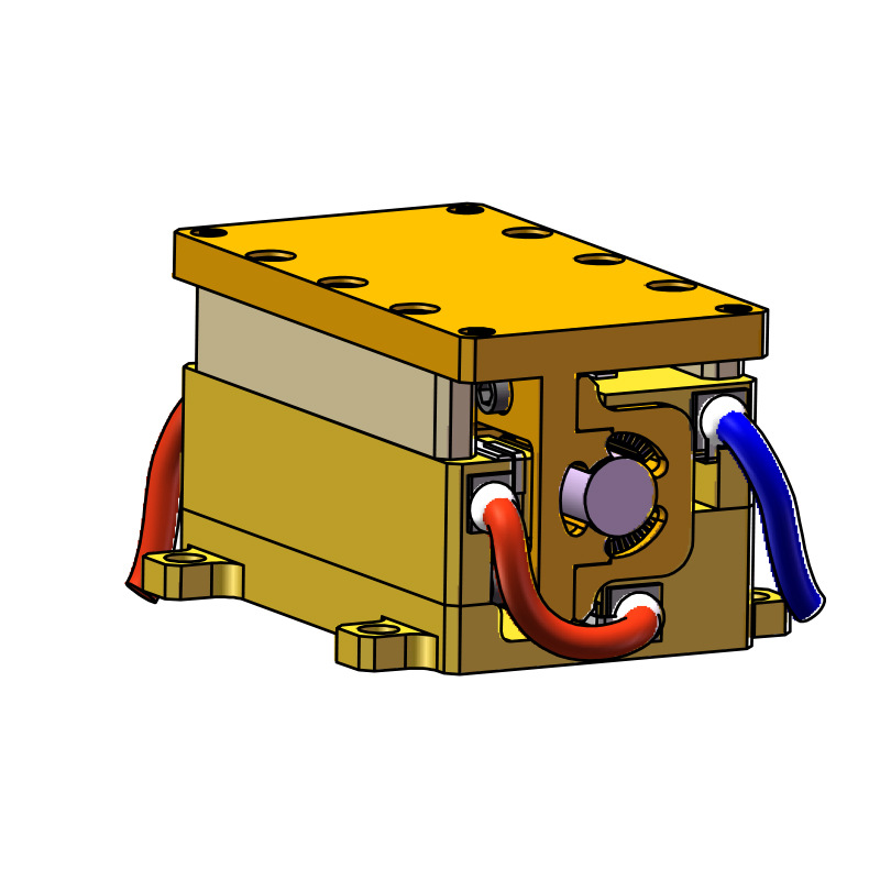 全固态激光器无水冷准连续二极管泵浦激光模块ND:YAG侧泵模块