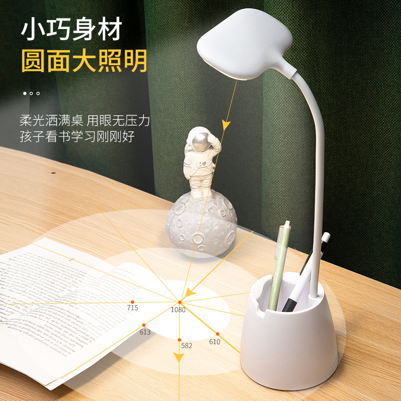 Portable Creative Folding USB Pen Holder Charger Desk Lamp Touch Smart Reading Eye Protection Night Light LED Wholesale