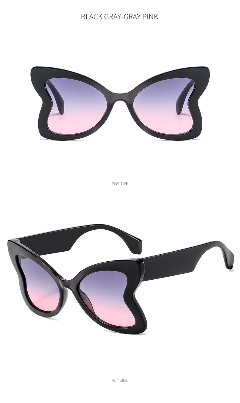 Vlinder zonnebril dames trendy mode street style zonnebril_voghion.com