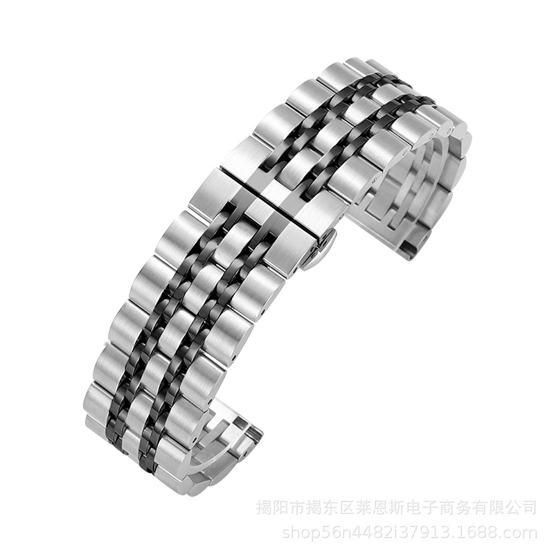 Adecuado para Apple Watch siete cuentas de acero inoxidable nueva correa iwatch metal inteligente reloj Correa