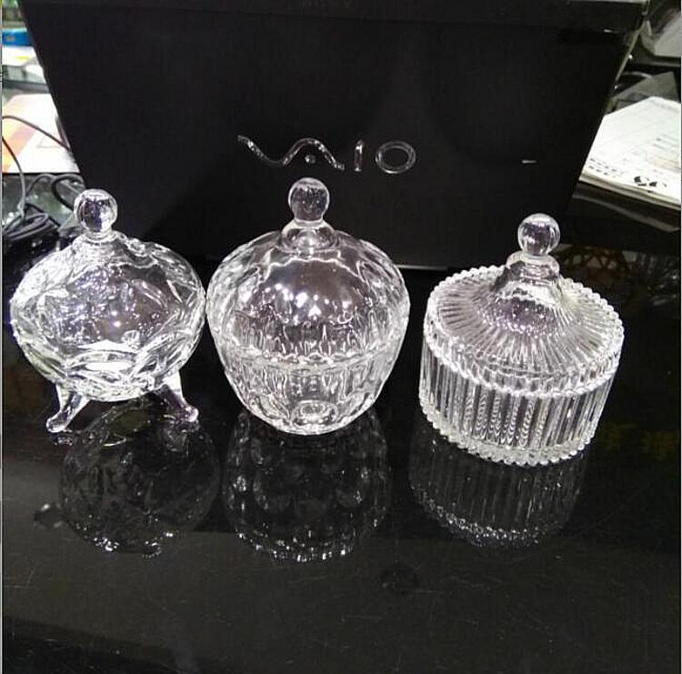 无铅水晶玻璃水果盘果斗带盖客厅现代欧式创意婚庆糖果罐盘水果盅